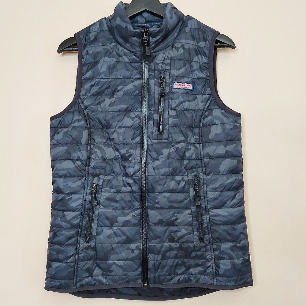 Vineyard Vines performance camouflage vest Size Small
